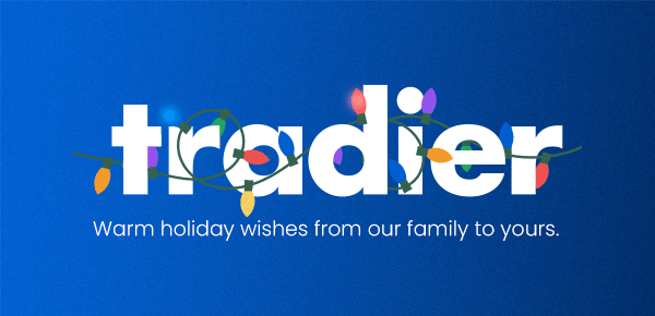 Warm Holiday Wishes From Tradier